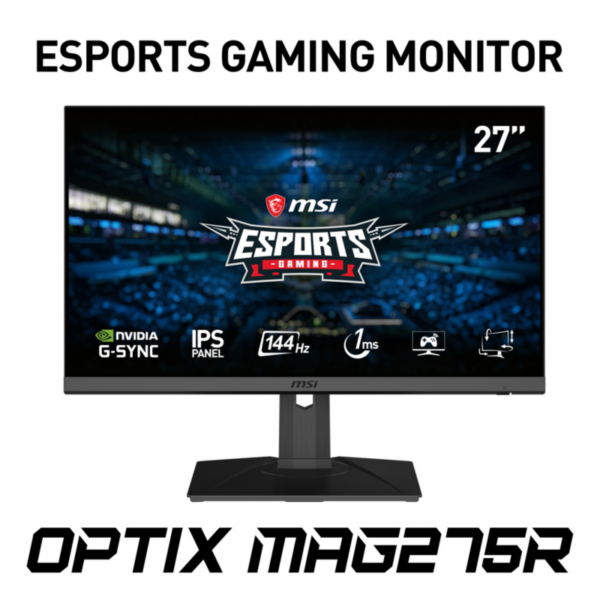 MSI Optix MAG275RDE 69cm (27") FHD Gaming Monitor HDMI/DP 144Hz 1ms