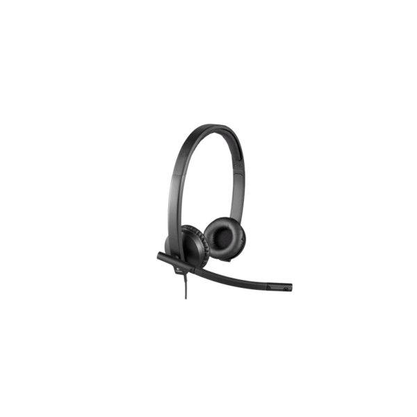 Logitech H570e Kabelgebundenes Beidseitiges Headset Stereo USB Bulk Schwarz