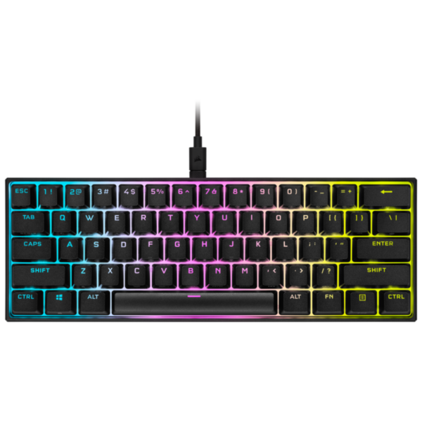 Corsair K65 RGB Mini Mechanische Kabelgebundene Gaming Tastatur Cherry MX Speed