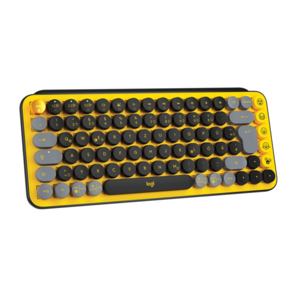 Logitech POP Mechanische Kabellose Tastatur Blast-Yellow