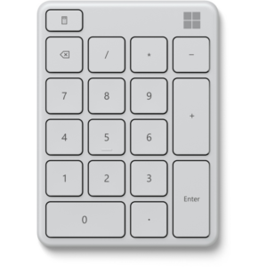 Microsoft Wireless Numberpad grau 23O-00029