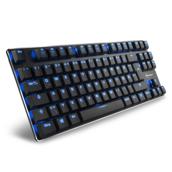 Sharkoon Shark PureWriter TKL RGB Red Kabellose Mechanische Gaming Tastatur