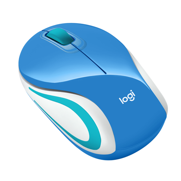 Logitech M187 Kabellose Maus Blau