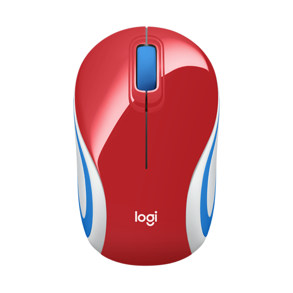 Logitech M187 Kabellose Maus Rot