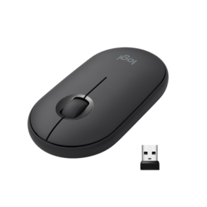 Logitech M350 Pebble Kabellose Maus Graphite