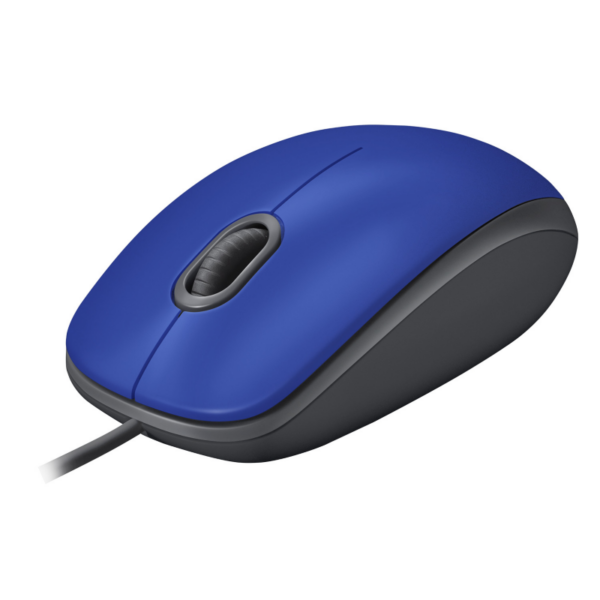 Logitech M110 Silent Kabelgebundene Maus Blau