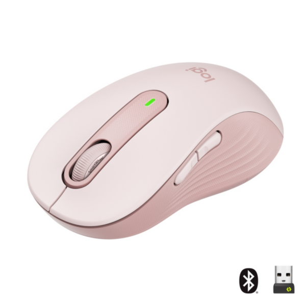 Logitech Signature M650 Gr.L Kabellose Maus Rosa