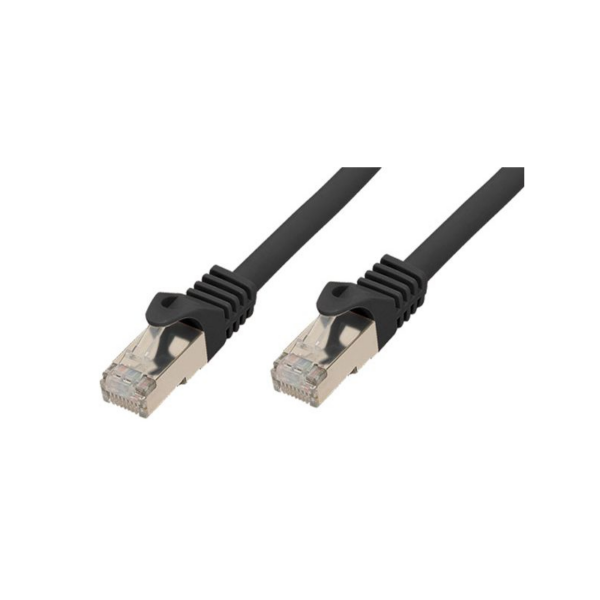 Good Connections Patchkabel mit Cat. 7 Rohkabel S/FTP schwarz 1m