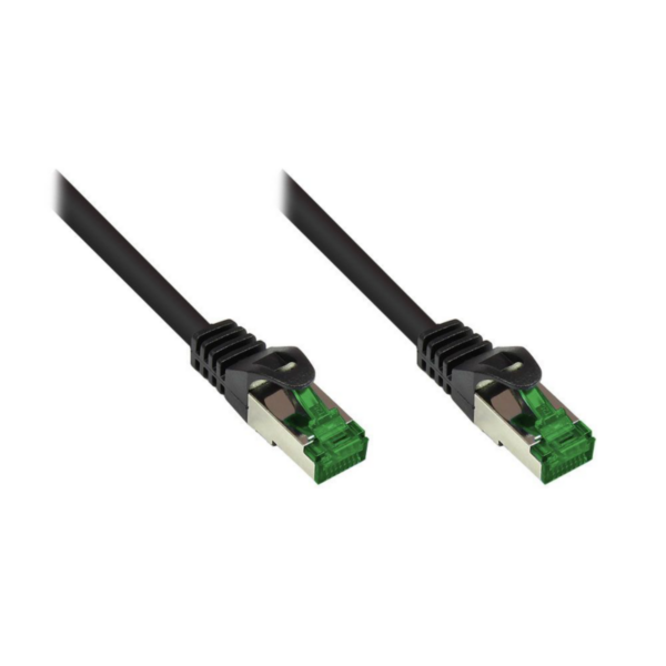 Good Connections 60m RNS Patchkabel Outdoor IP66 CAT6A S/FTP PiMF schwarz