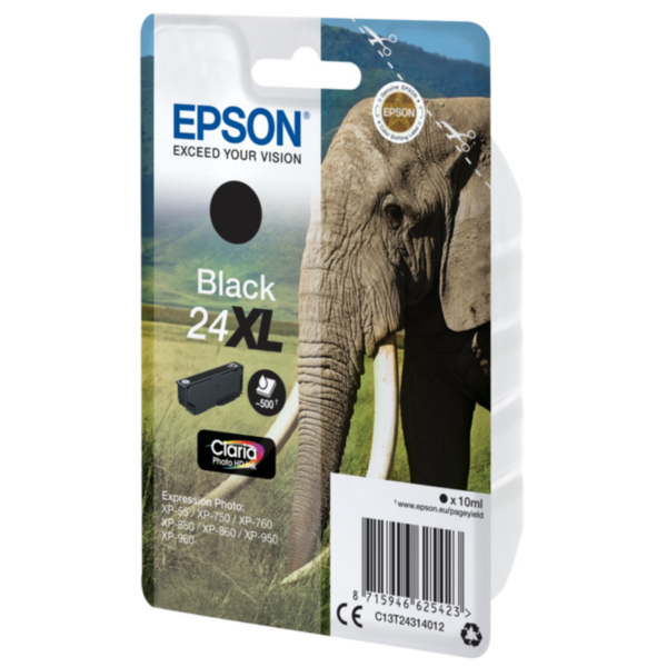 Epson C13T24314012 Druckerpatrone 24XL Claria Photo HD schwarz