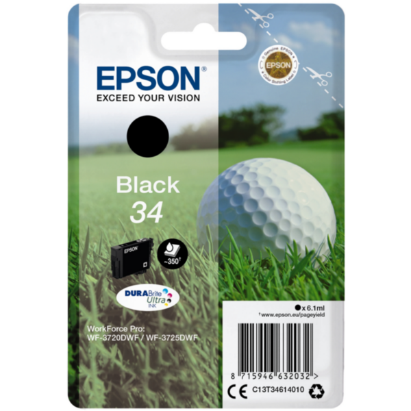 Epson C13T34614010 Druckerpatrone 34 schwarz