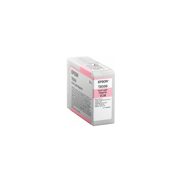 Epson C13T850600 Druckerpatrone T8506 Hohe Kapazität Hell Magenta SC-P800