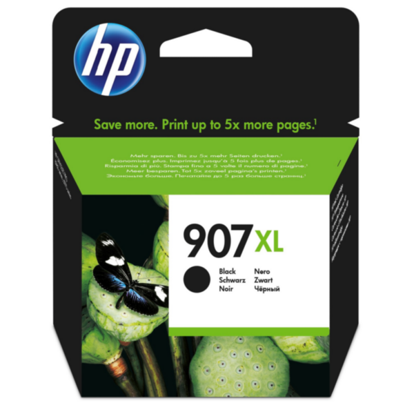 HP 907XL Original Druckerpatrone Schwarz T6M19AE für ca. 1.500 Seiten