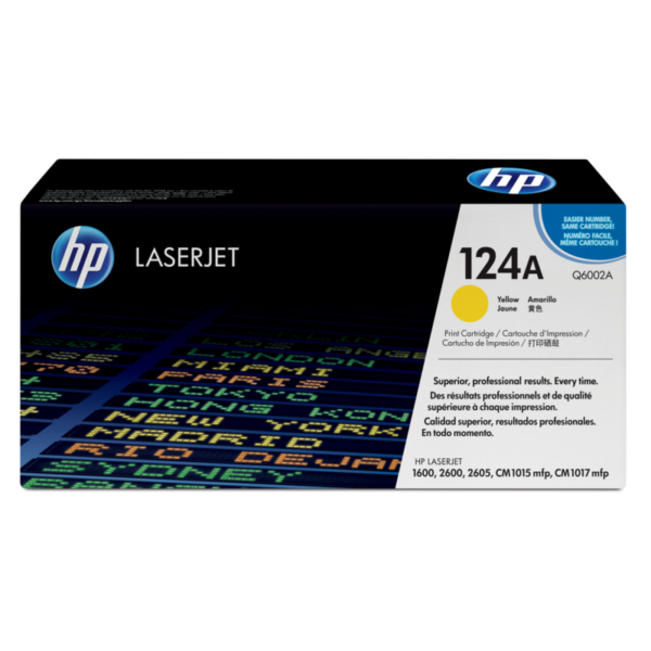 HP Q6002A / 124A Original Toner Gelb für ca. 2.000 Seiten