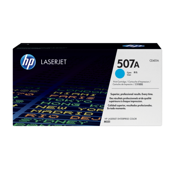 HP CE401A / 507A Original Toner Cyan für ca. 6.000 Seiten