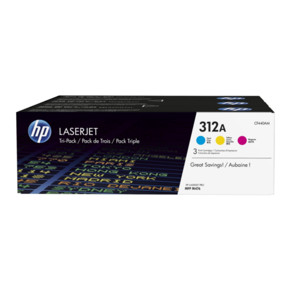 HP CF440AM / 312A Original Toner Multipack (C