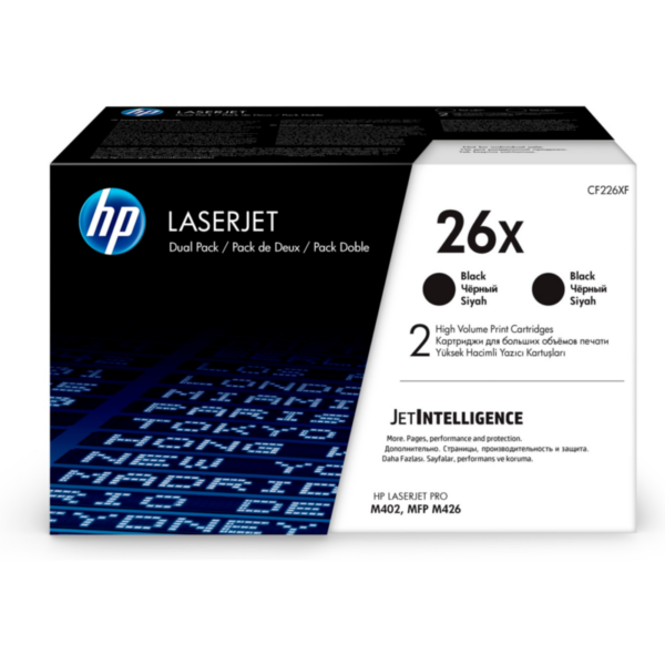 HP CF226XD / 26X Original Toner Schwarz (2 Stück)