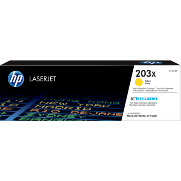 HP CF542X / 203X Original Toner Gelb für ca. 2.500 Seiten