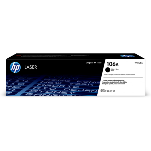 HP W1106A / 106A Original Toner Schwarz für ca. 1.000 Seiten