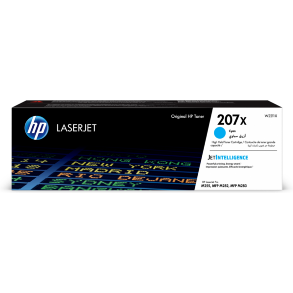 HP 207X / W2211X Original Toner Cyan für ca. 2.450 Seiten