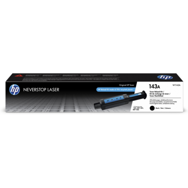 HP W1143A / 143A Original Toner Nachfüllkit Schwarz für ca. 2.500 Seiten