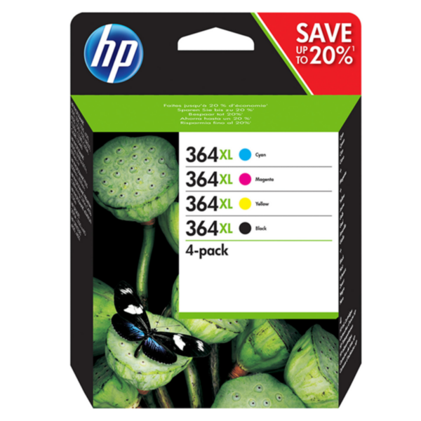 HP N9J74AE / 364XL Original Druckerpatronen Multipack (BK