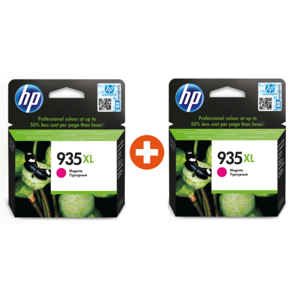 HP 935XL Original Druckerpatrone Magenta C2P25AE (2 Stk)