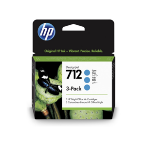 HP 712 3er-Pack Cyan DesignJet Druckerpatronen