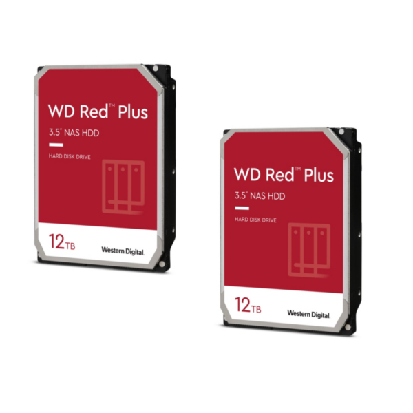 WD Red Plus 2er Set WD120EFBX - 12 TB 7200 rpm 256 MB 3