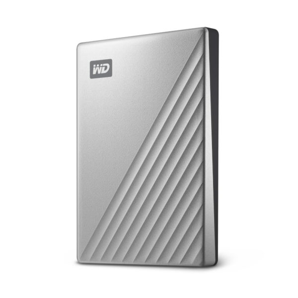 WD My Passport Ultra 2TB USB3.0 & USB-C 2.5zoll - Silber