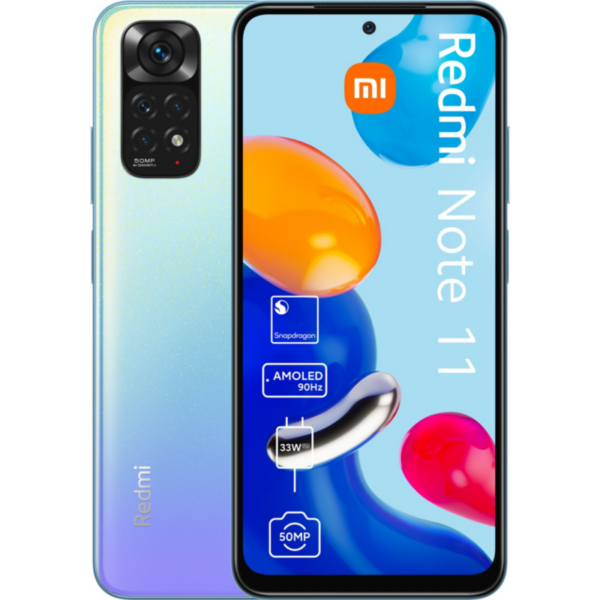 Xiaomi Redmi Note 11 Smartphone star blue 4/64 GB LTE Dual-SIM EU