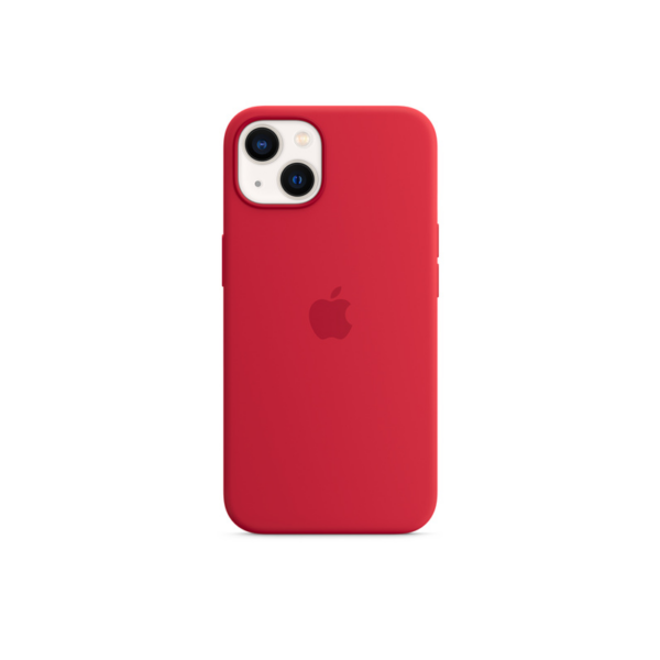 Apple Original iPhone 13 Silikon Case mit MagSafe (PRODUCT)RED