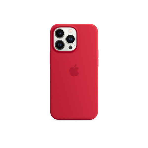 Apple Original iPhone 13 Pro Silikon Case mit MagSafe (PRODUCT)RED