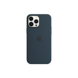 Apple Original iPhone 13 Pro Max Silikon Case mit MagSafe Abbysblau