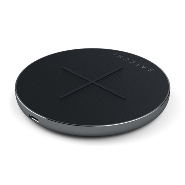 Satechi Wireless Fast-Charging Pad V2 Space Gray