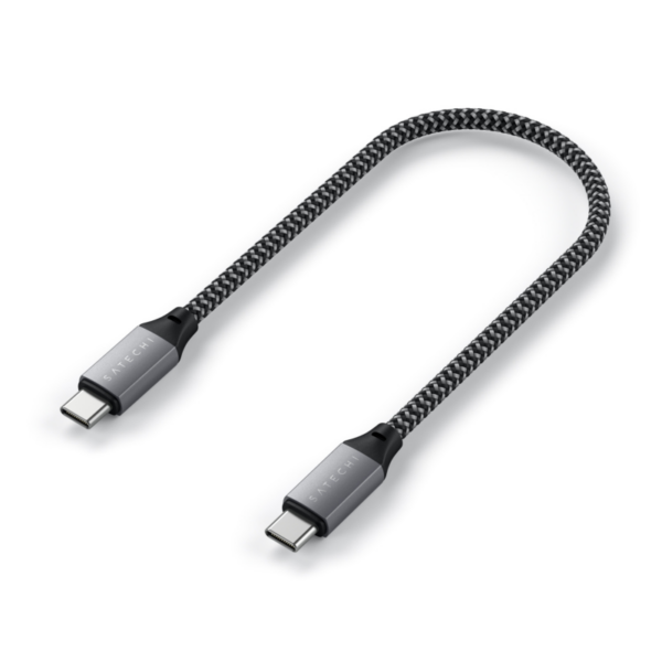 Satechi Type-C auf Type-C Kabel 25 cm space grey    