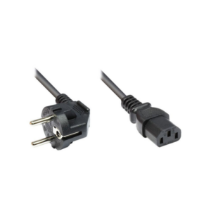 Good Connections Netzkabel 10m Schutzkontakt-Stecker zu Kaltgeräte-Bu. schwarz