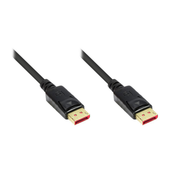 Good Connections DisplayPort 1.4 Anschlusskabel 3m 8K @ 60Hz Kupfer schwarz