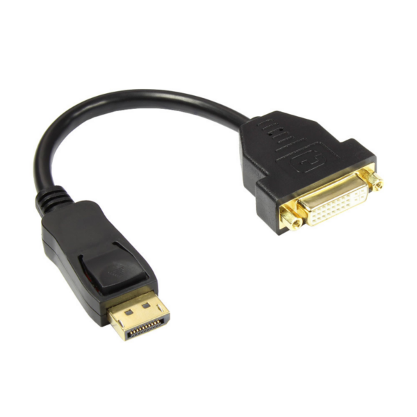 Good Connections Adapterkabel DisplayPort 1.2 St./ DVI-I 24+5 Bu. schwarz 0