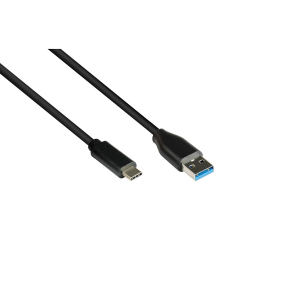 Good Connections USB 3.2 Gen.2 Anschlusskabel 1m St. A/ St. USB-C schwarz