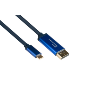 Good Connections Adapterkabel Smartflex USB-C/ DisplayPort 4K UHD 60Hz 1m blau