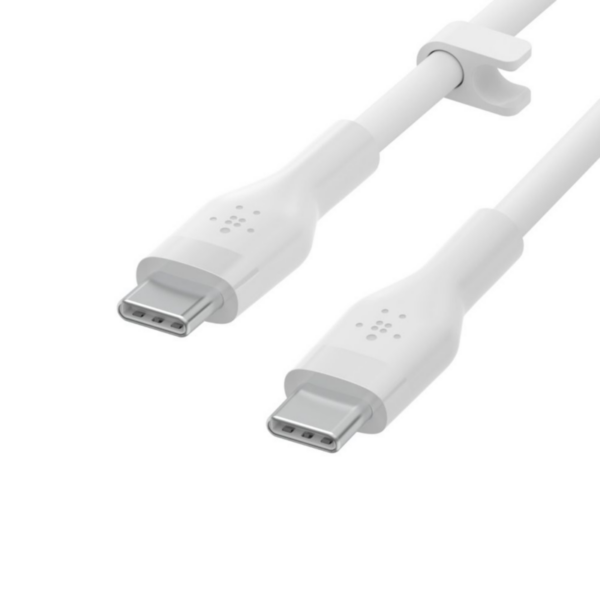 Belkin Flex USB-C/ USB-C Kabel Power Delivery 60W 2m weiß CAB009BT2MWH