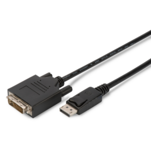 DIGITUS DisplayPort 1.1a Adapterkabel 3m DP zu DVI St./St. schwarz