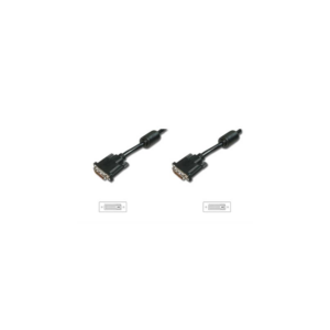 Digitus DVI Kabel 3m 24+1 Dual Link mit Ferritkern Full HD St./St. schwarz