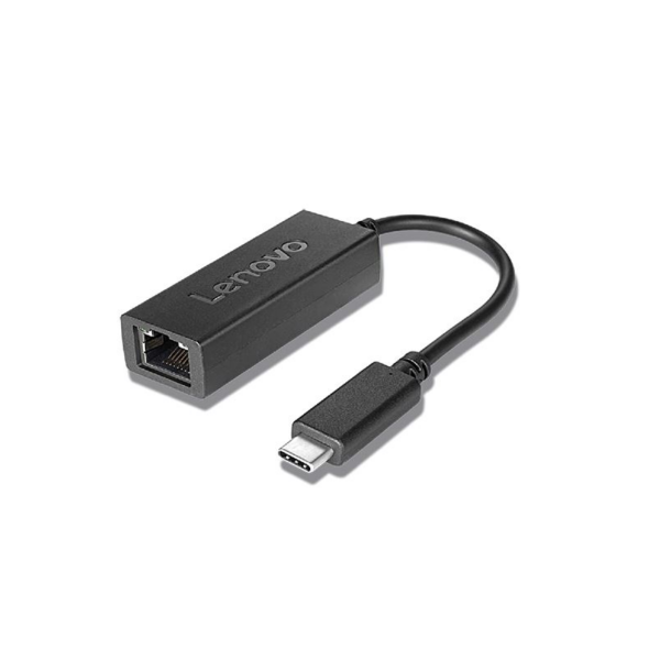 Lenovo USB-C/Ethernet Adapter St./Bu. schwarz