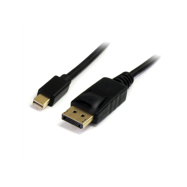 Startech Displayport Adapterkabel 1m mini DP zu DP vergoldet 4Kx2K schwarz