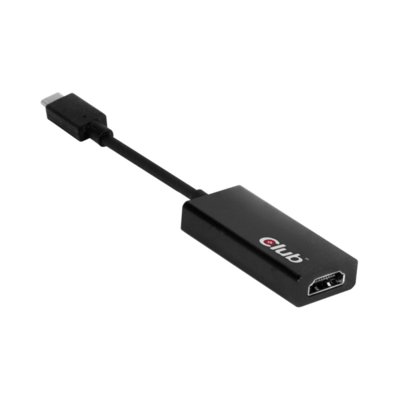 Club 3D USB 3.1 Adapter Typ-C zu HDMI 2.0 UHD aktiv St./Bu. schwarz CAC-1504