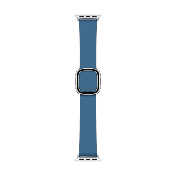 Apple Watch 40mm Modernes Lederarmband Cape Cod Blau medium