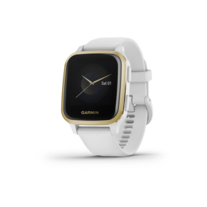 Garmin Venu Sq GPS-Fitness-Smartwatch weiß/gold HF-Messung