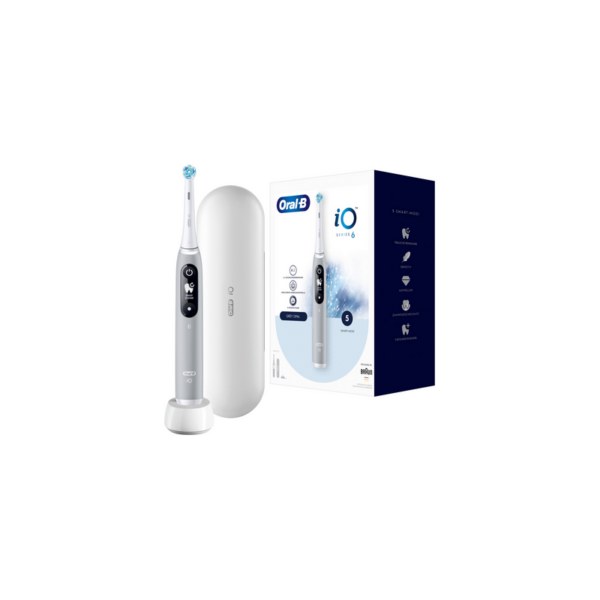 Oral-B iO Series 6 Grey Opal Elektrische Zahnbürste